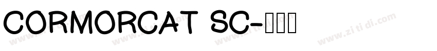 CORMORCAT SC字体转换